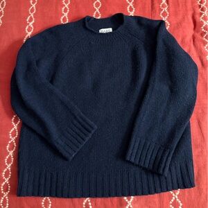 BARE Knitwear Sweater in Navy EUC